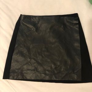 Leather Mini Skirt